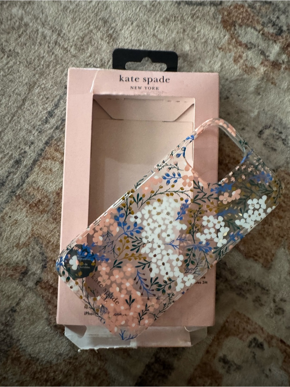 5/$30 kate spade Clear Floral iPhone Case with Blooms iPhone 12 and 12 Pro